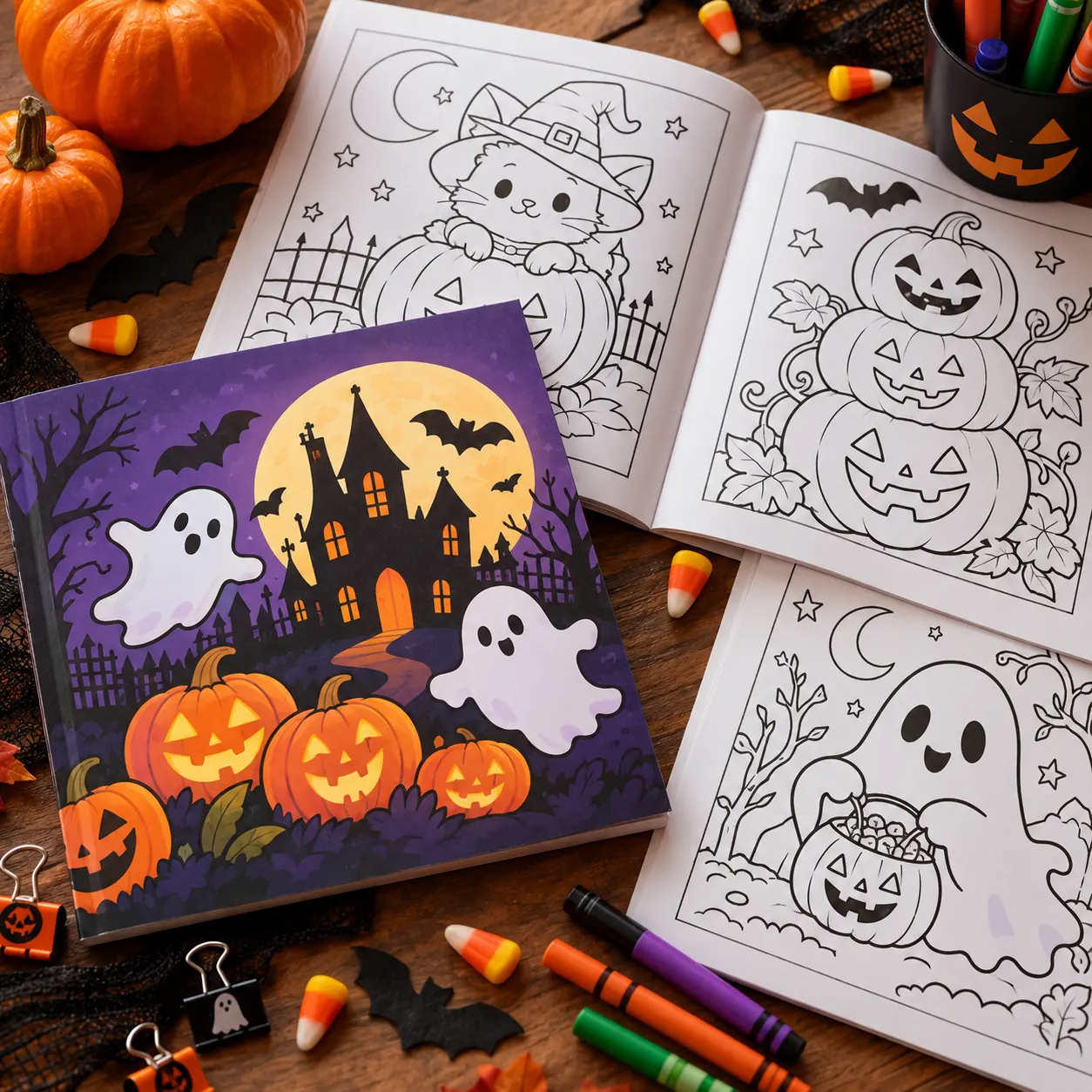Libro de Halloween para colorear